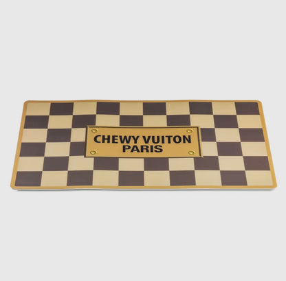 Chewy Vuiton Tischset - Hundematte checker
